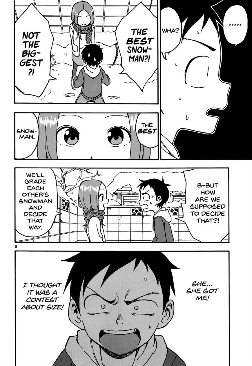 Karakai Jouzu No Takagi-San chapter 62 - page 6