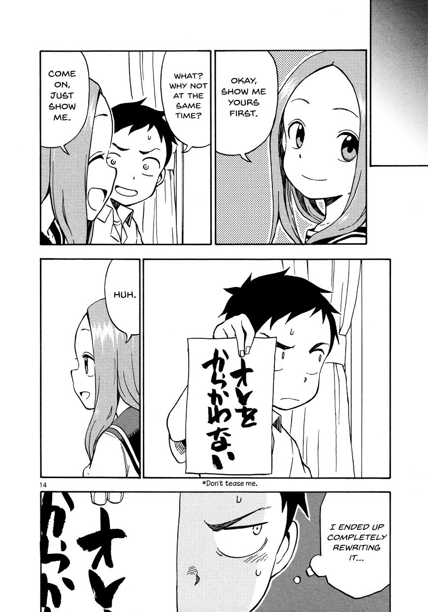 Karakai Jouzu No Takagi-San chapter 25 - page 14
