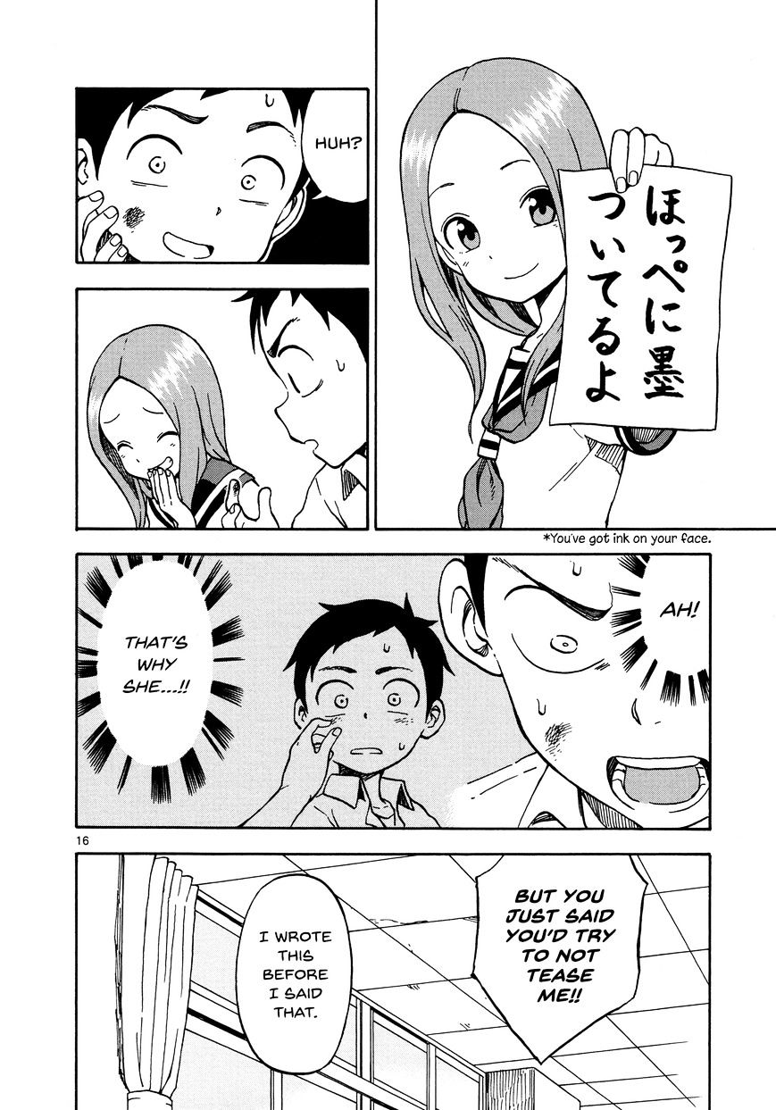 Karakai Jouzu No Takagi-San chapter 25 - page 16
