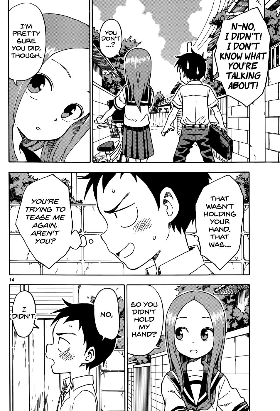 Karakai Jouzu No Takagi-San chapter 64 - page 14