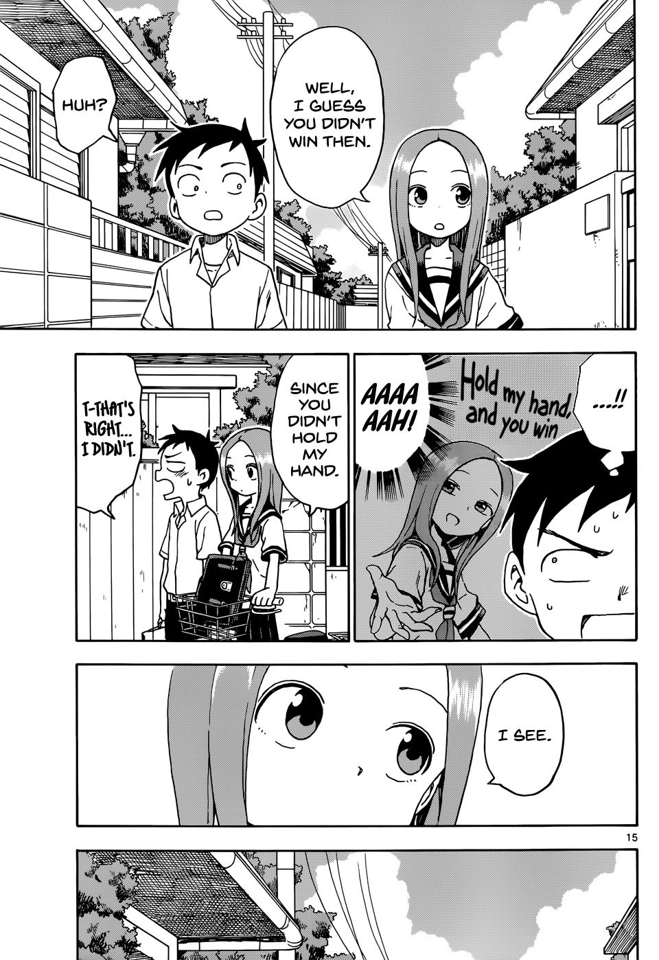 Karakai Jouzu No Takagi-San chapter 64 - page 15