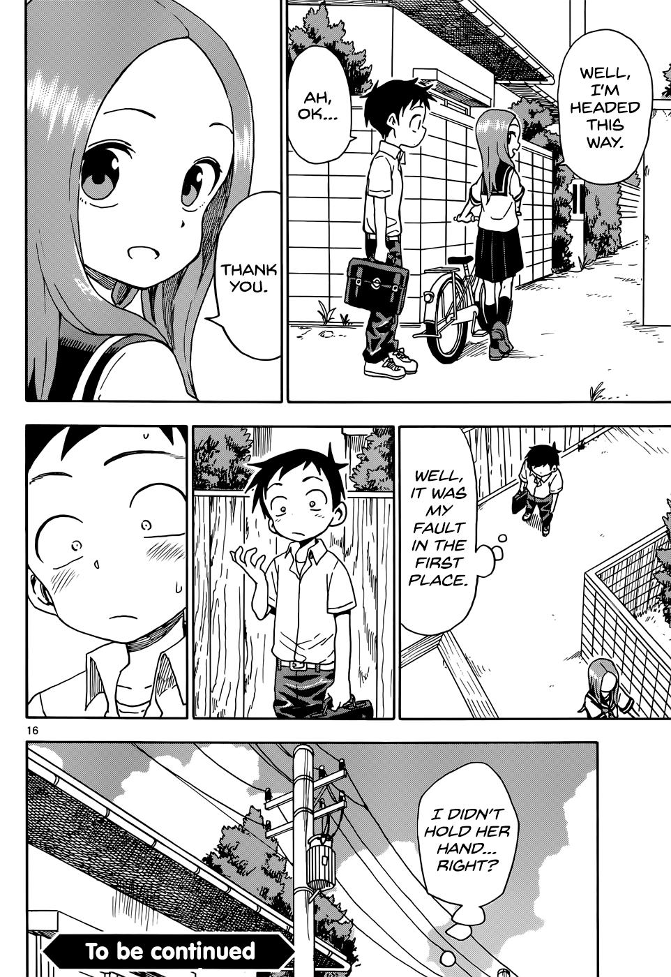 Karakai Jouzu No Takagi-San chapter 64 - page 16