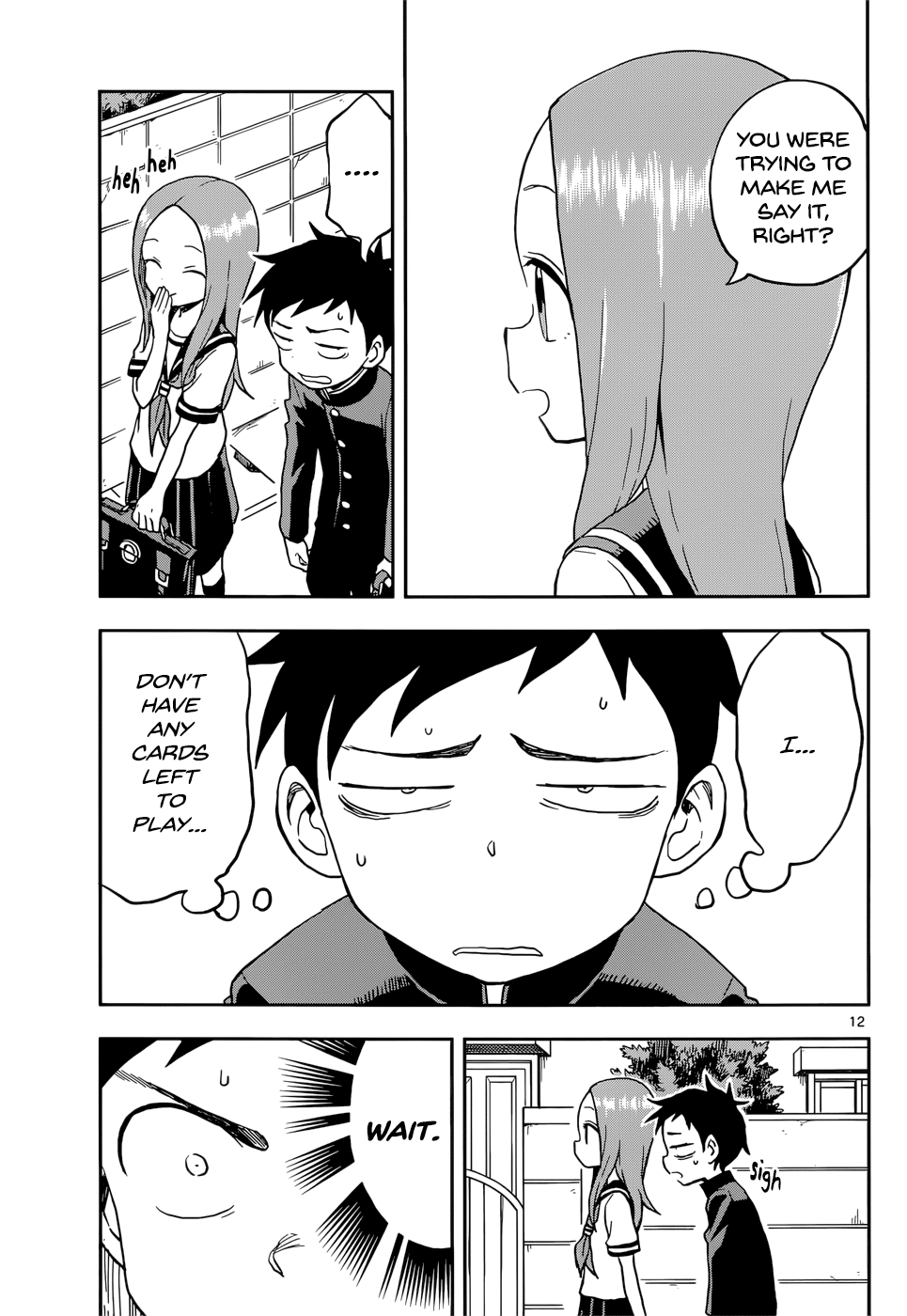 Karakai Jouzu No Takagi-San chapter 95 - page 12