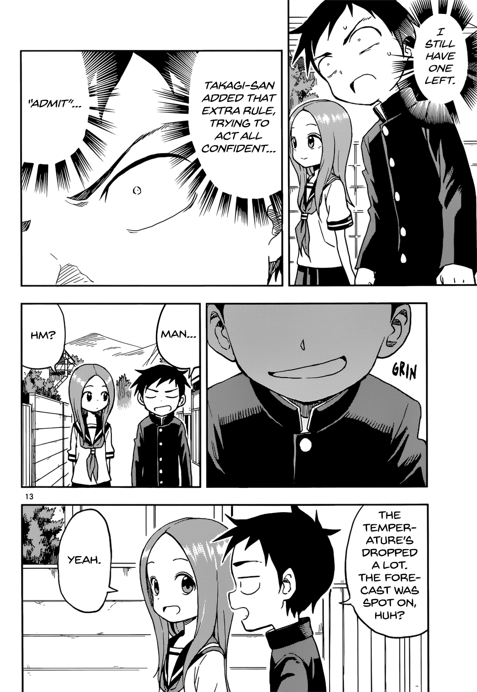 Karakai Jouzu No Takagi-San chapter 95 - page 13