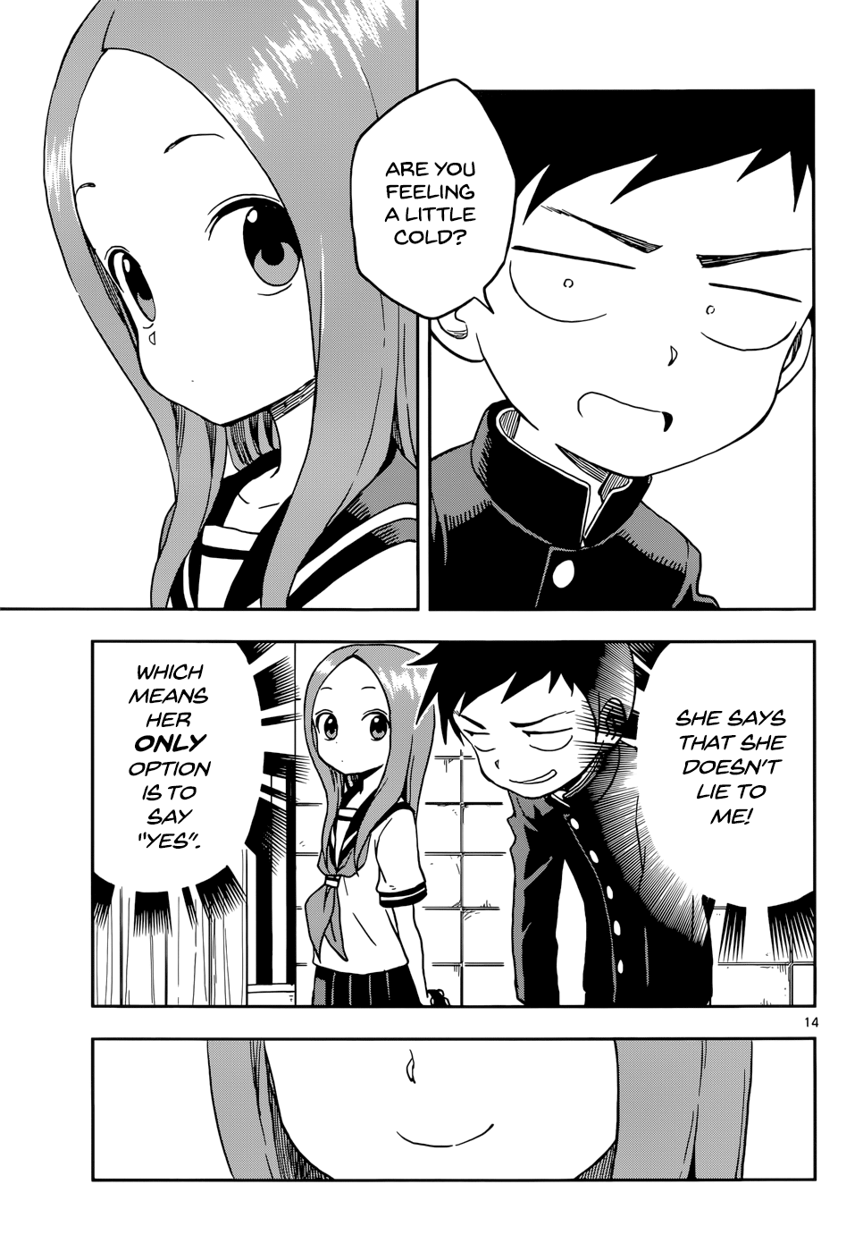 Karakai Jouzu No Takagi-San chapter 95 - page 14