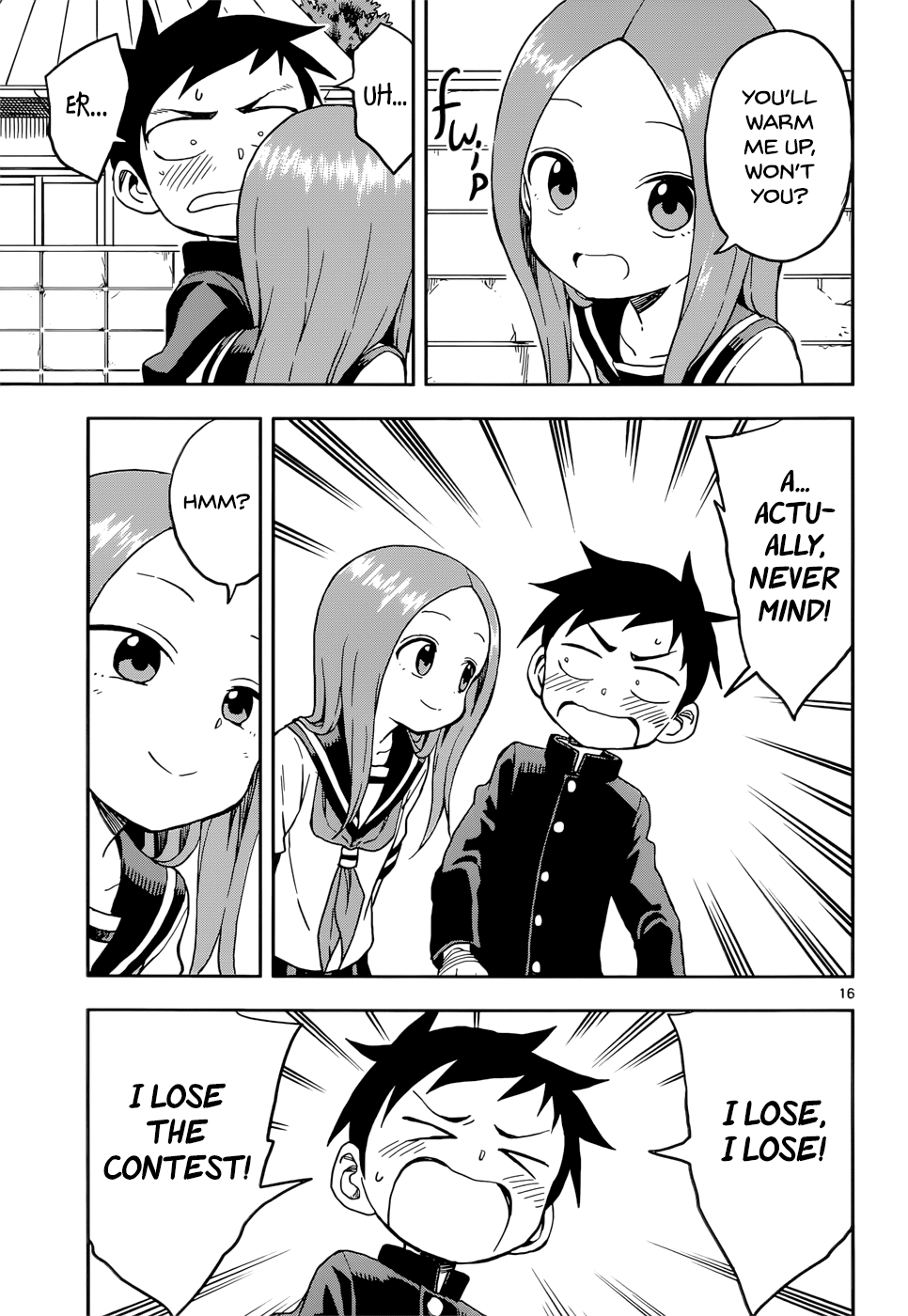 Karakai Jouzu No Takagi-San chapter 95 - page 16
