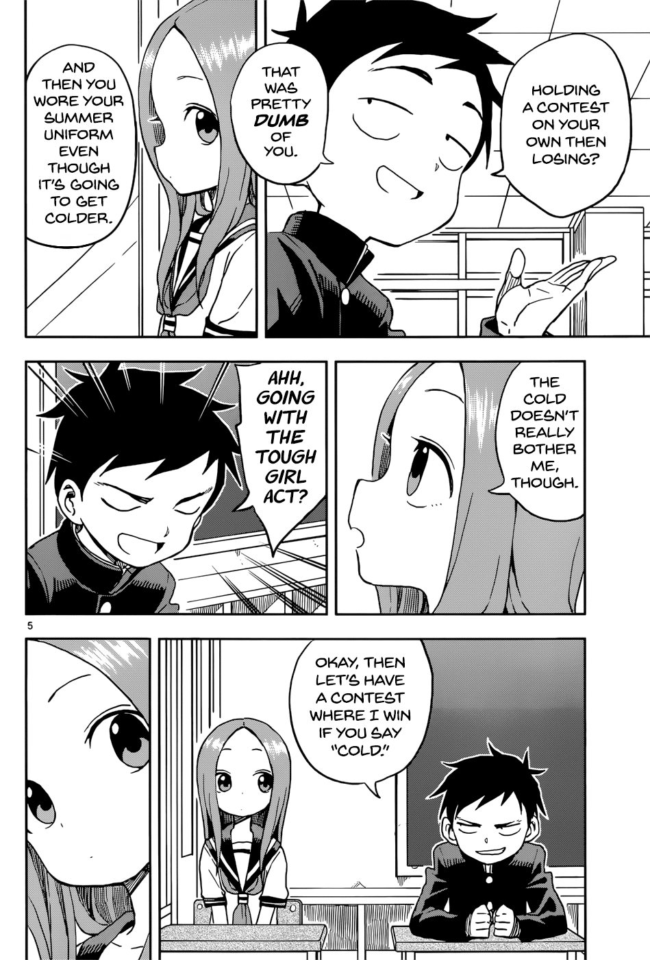 Karakai Jouzu No Takagi-San chapter 95 - page 5