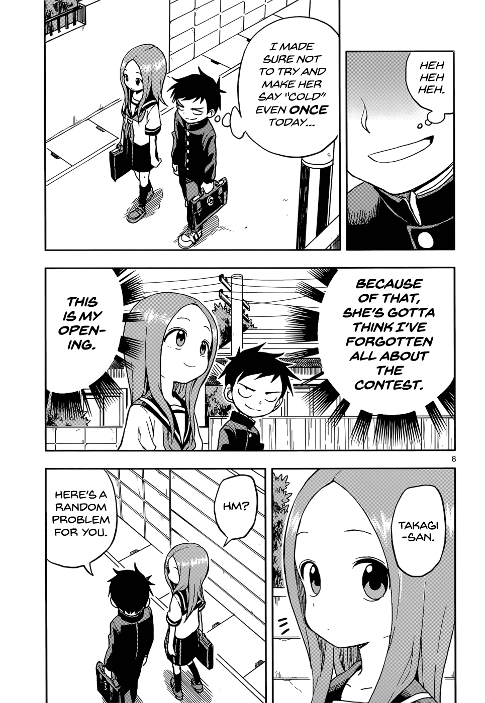 Karakai Jouzu No Takagi-San chapter 95 - page 8