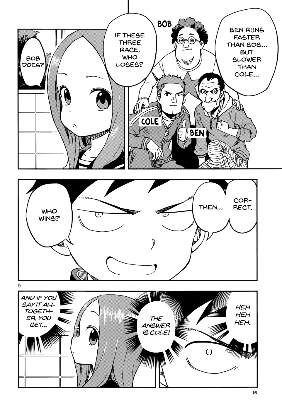 Karakai Jouzu No Takagi-San chapter 95 - page 9