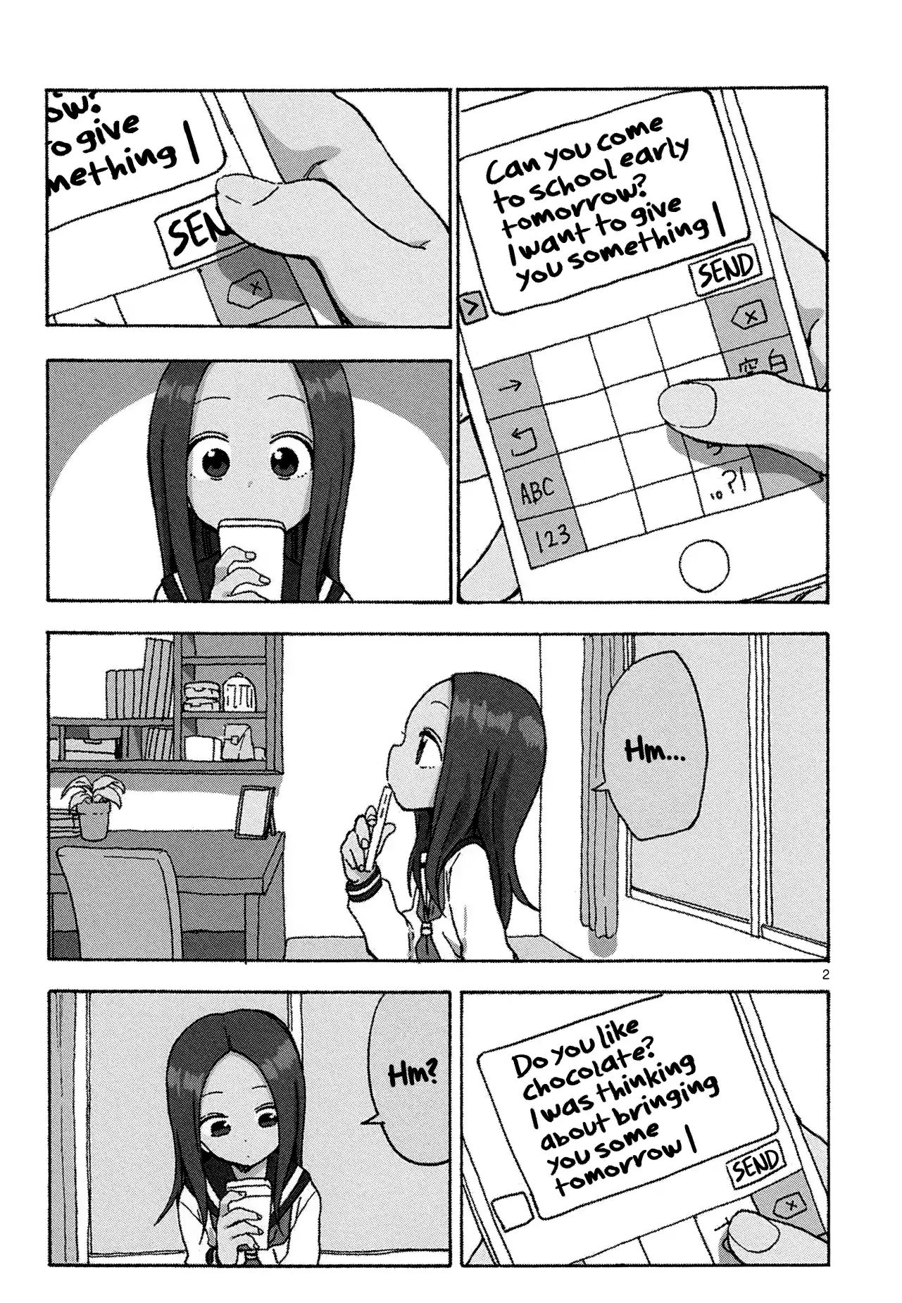 Karakai Jouzu No Takagi-San chapter 95.5 - page 8