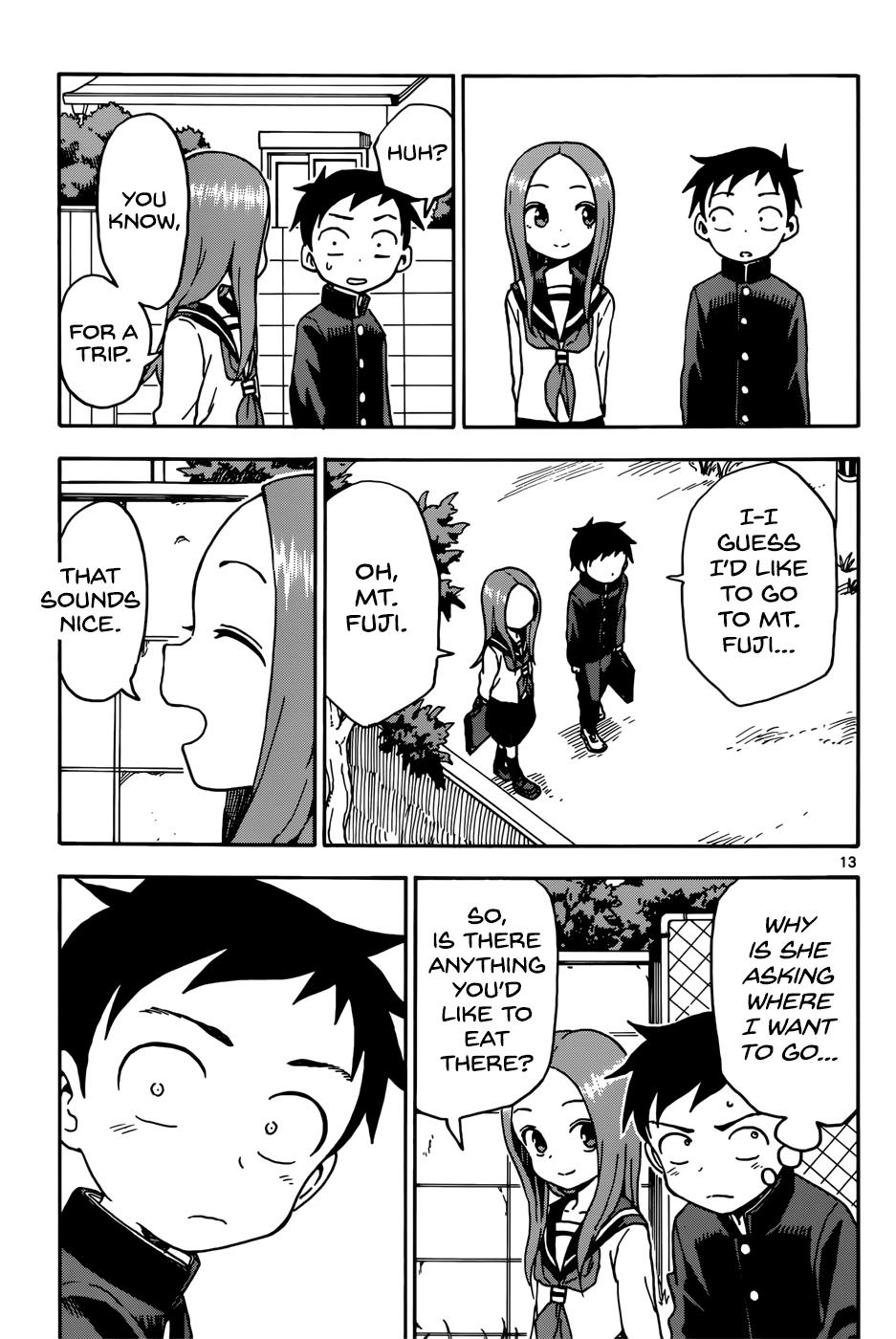 Karakai Jouzu No Takagi-San chapter 66 - page 13