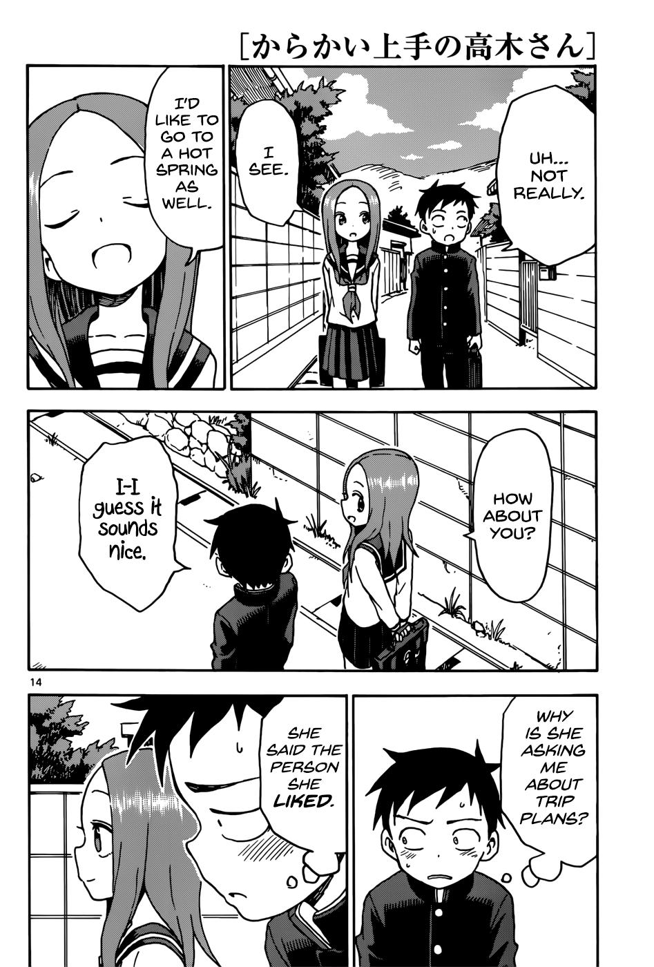 Karakai Jouzu No Takagi-San chapter 66 - page 14