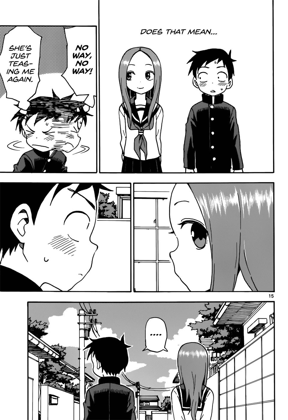 Karakai Jouzu No Takagi-San chapter 66 - page 15
