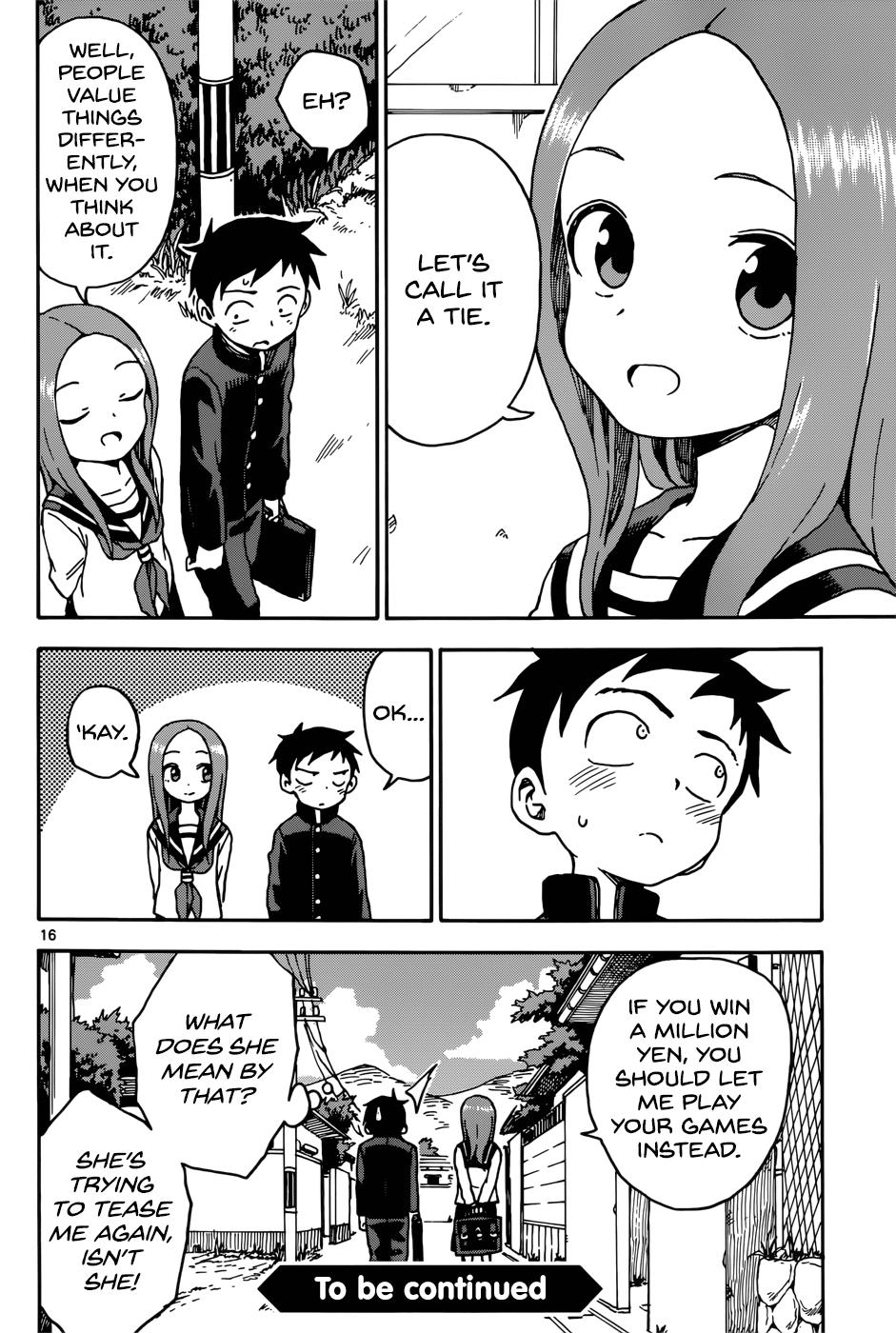 Karakai Jouzu No Takagi-San chapter 66 - page 16