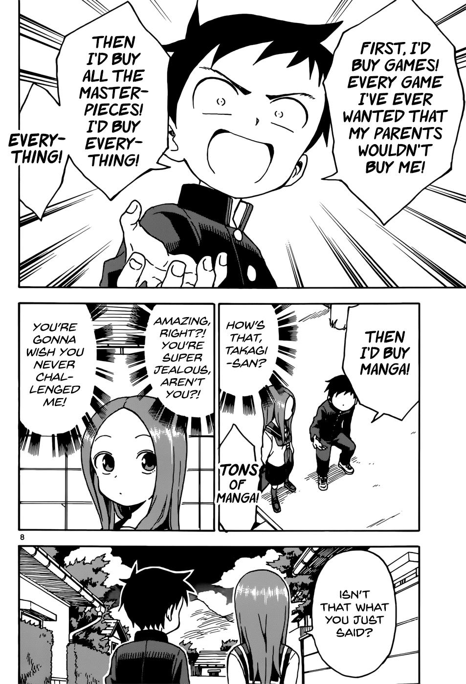 Karakai Jouzu No Takagi-San chapter 66 - page 8