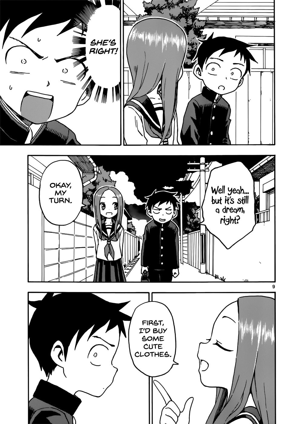 Karakai Jouzu No Takagi-San chapter 66 - page 9