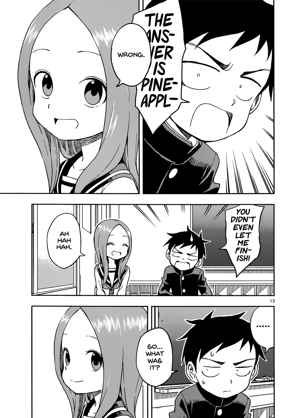 Karakai Jouzu No Takagi-San chapter 96 - page 13