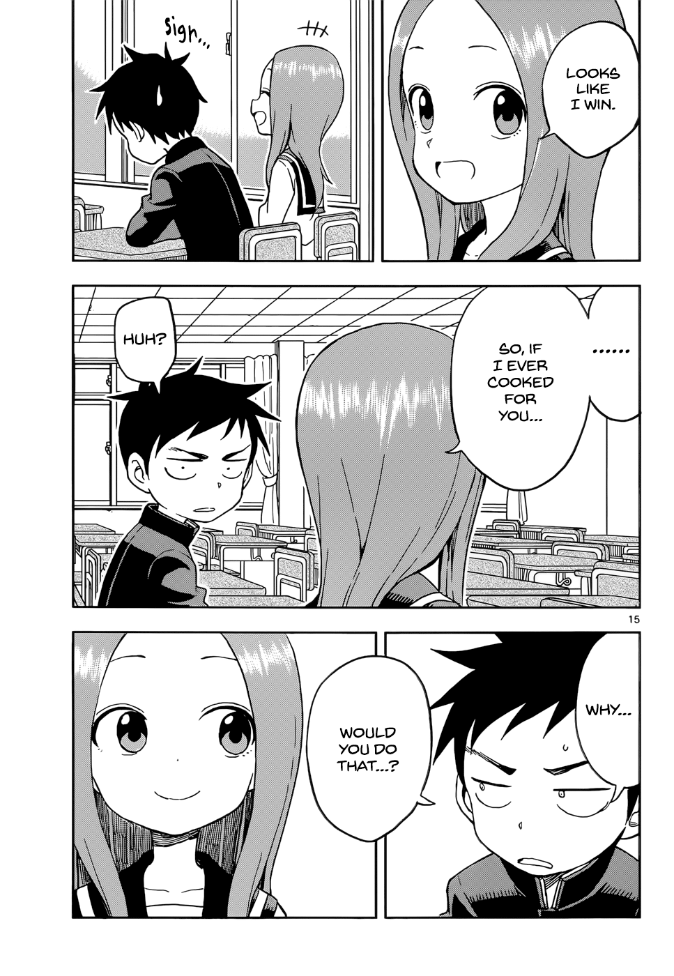 Karakai Jouzu No Takagi-San chapter 96 - page 15