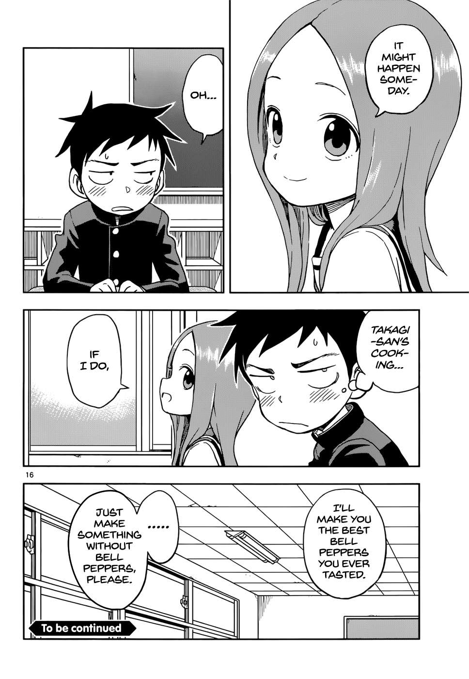 Karakai Jouzu No Takagi-San chapter 96 - page 16