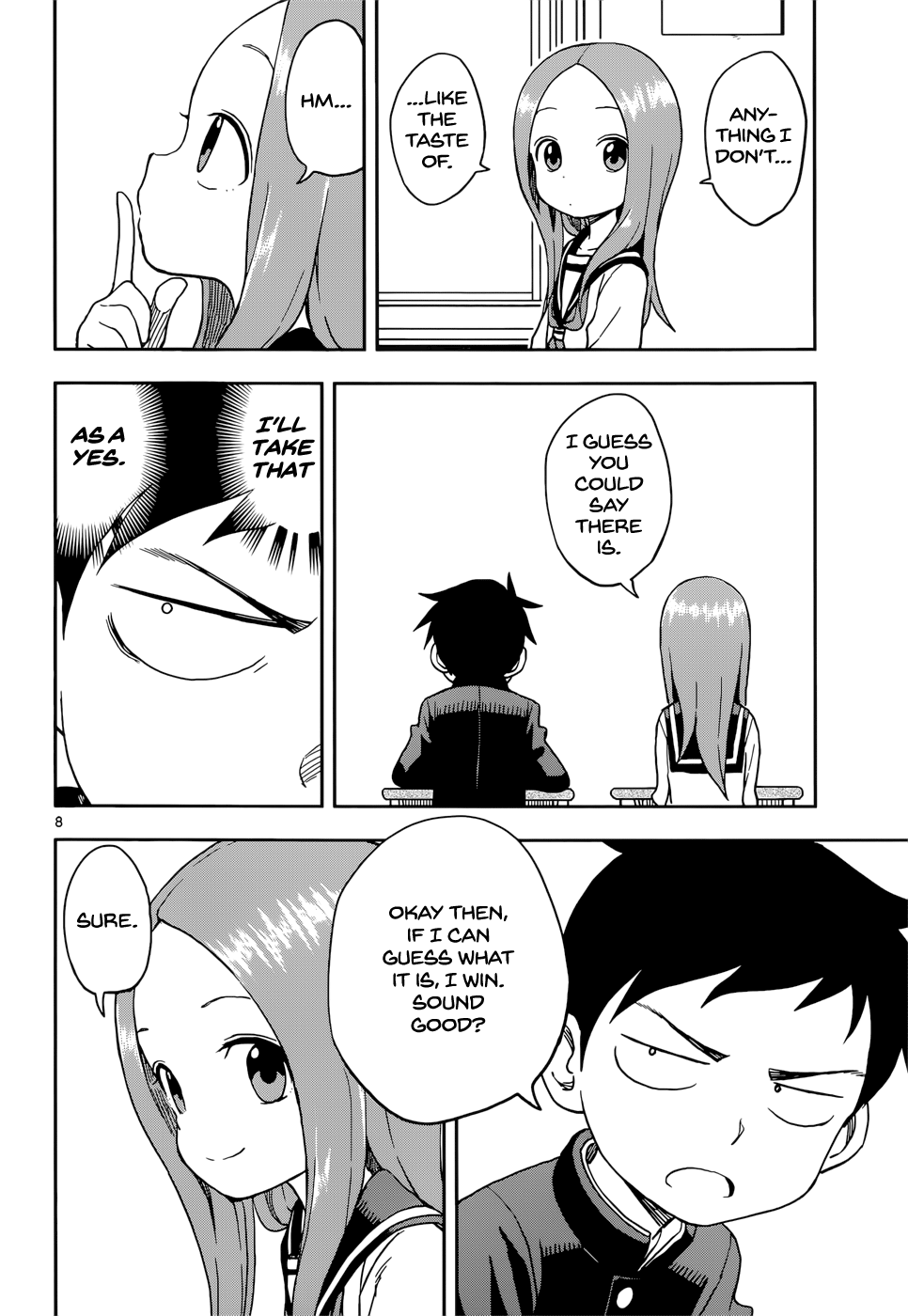 Karakai Jouzu No Takagi-San chapter 96 - page 8