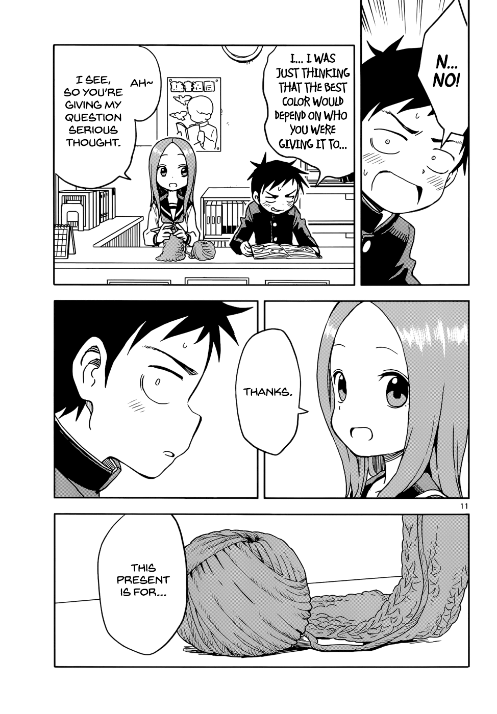 Karakai Jouzu No Takagi-San chapter 97 - page 11