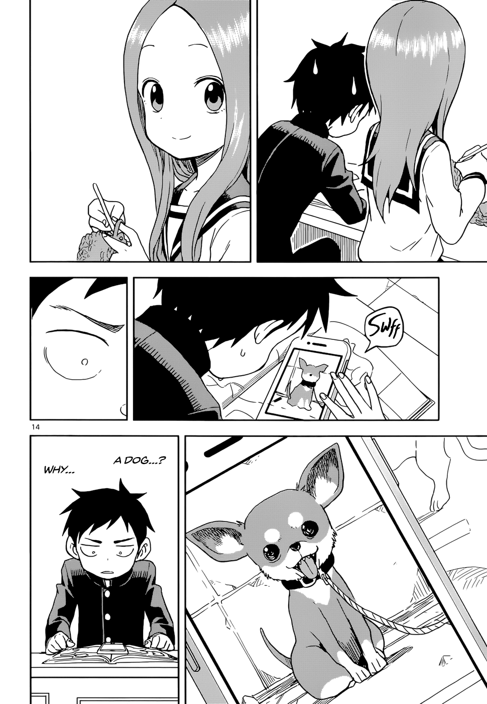 Karakai Jouzu No Takagi-San chapter 97 - page 14