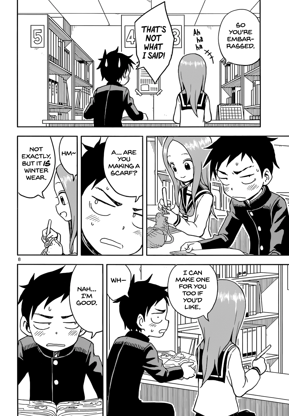 Karakai Jouzu No Takagi-San chapter 97 - page 8