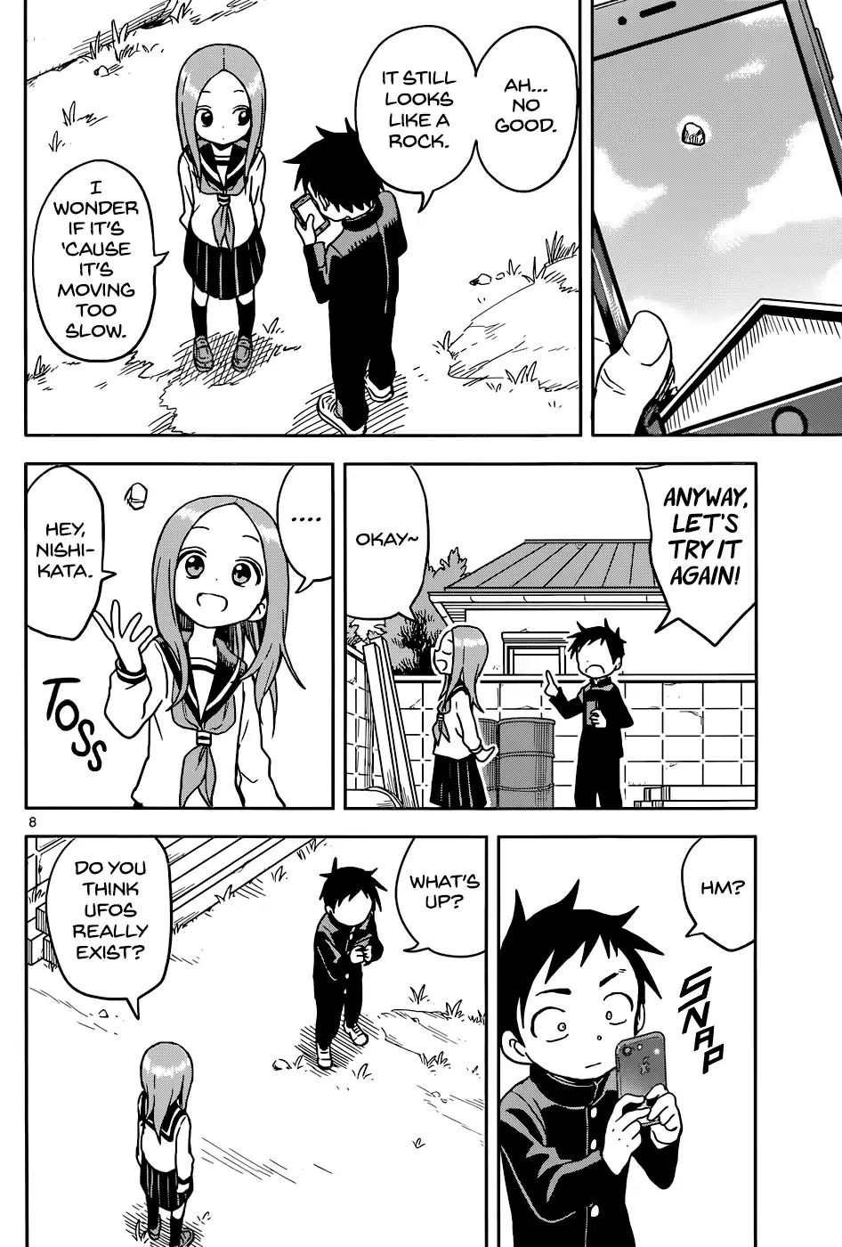 Karakai Jouzu No Takagi-San chapter 98 - page 8