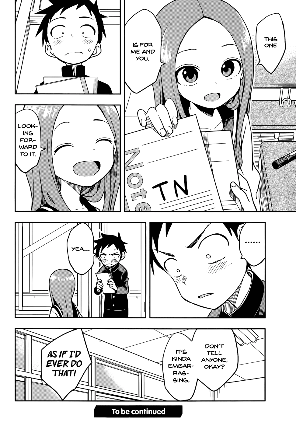 Karakai Jouzu No Takagi-San chapter 136 - page 17