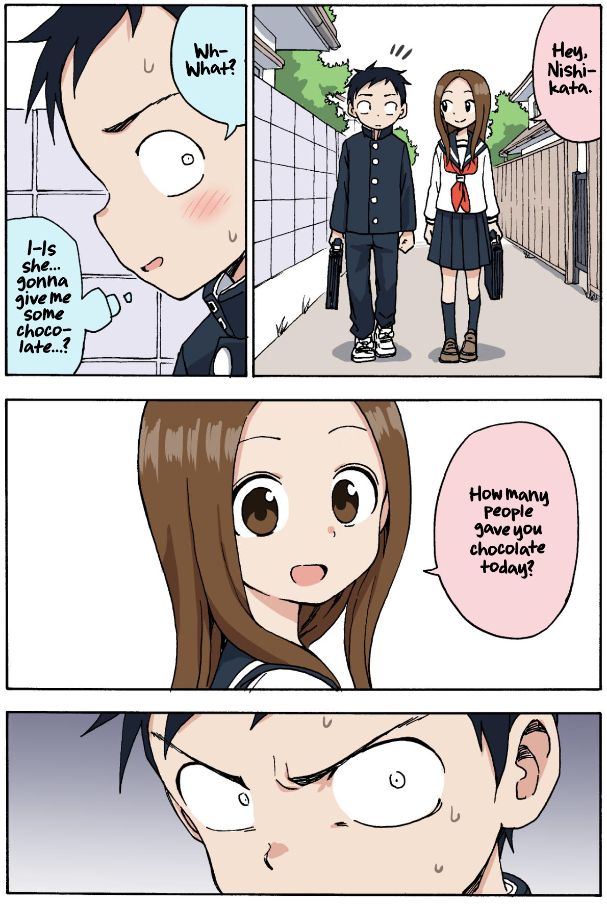 Karakai Jouzu No Takagi-San chapter 98.5 - page 1