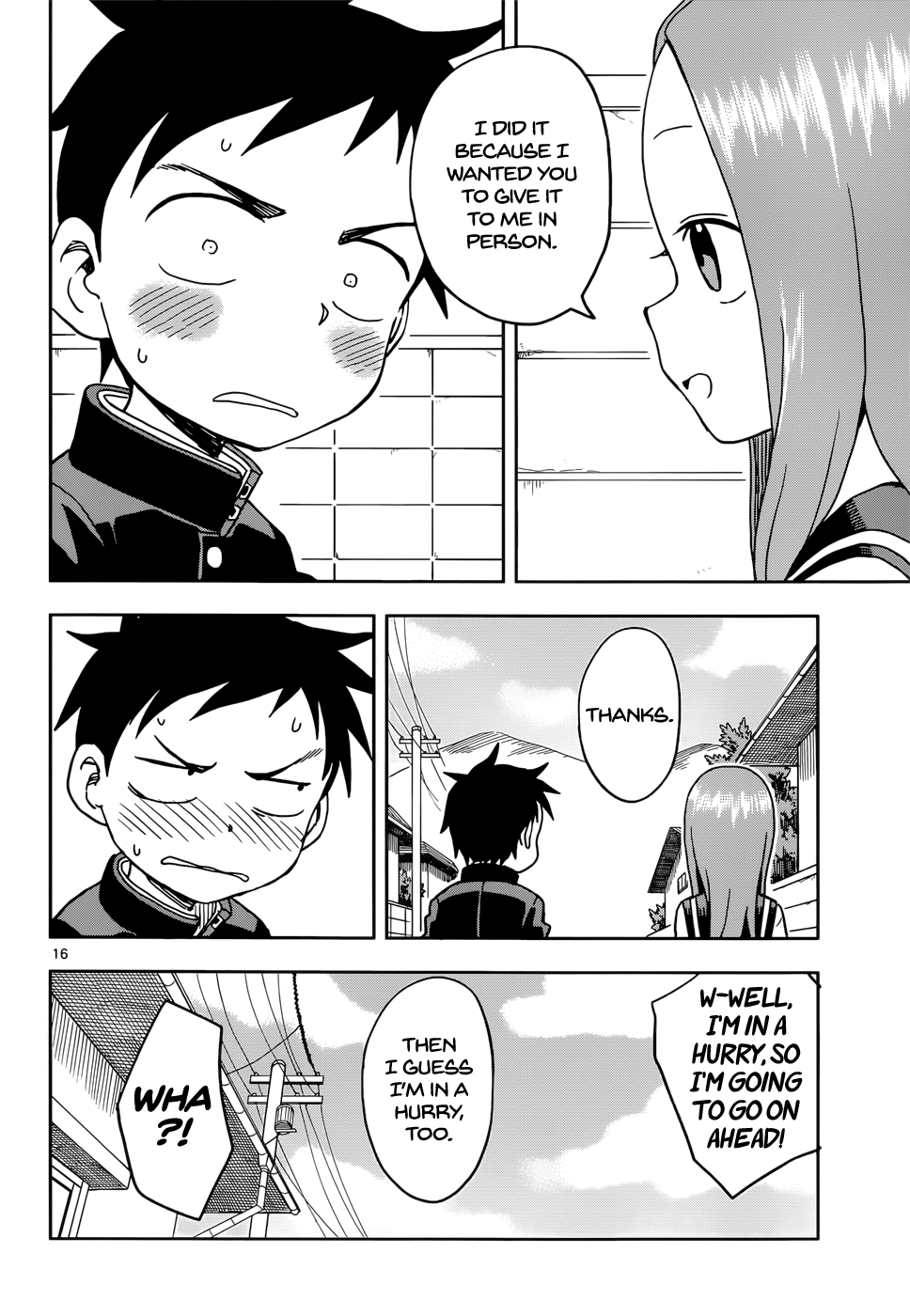 Karakai Jouzu No Takagi-San chapter 99 - page 16