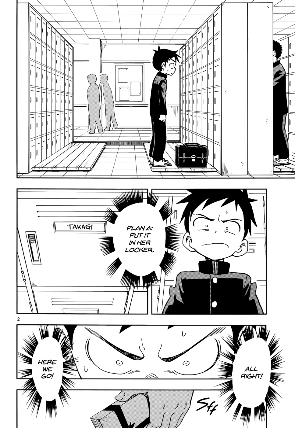 Karakai Jouzu No Takagi-San chapter 99 - page 2