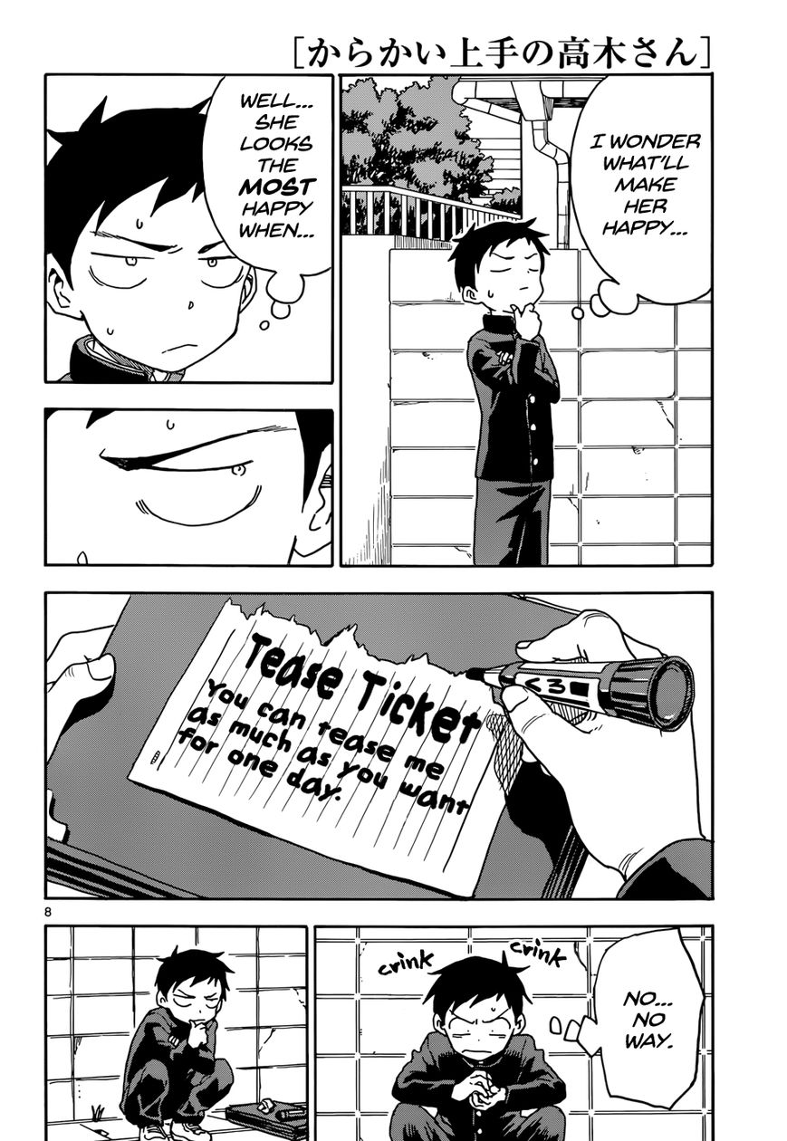 Karakai Jouzu No Takagi-San chapter 70 - page 8