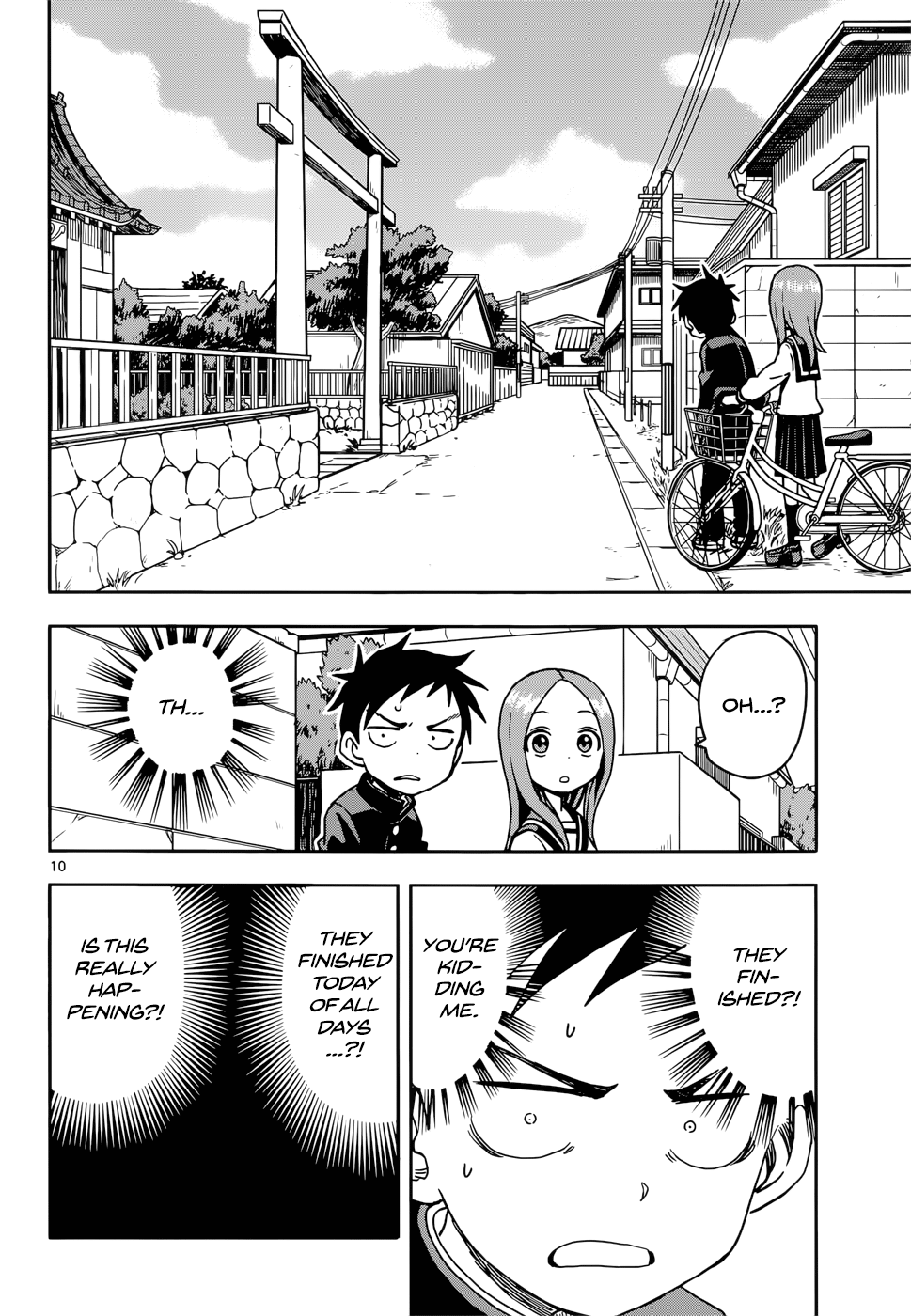 Karakai Jouzu No Takagi-San chapter 100 - page 10