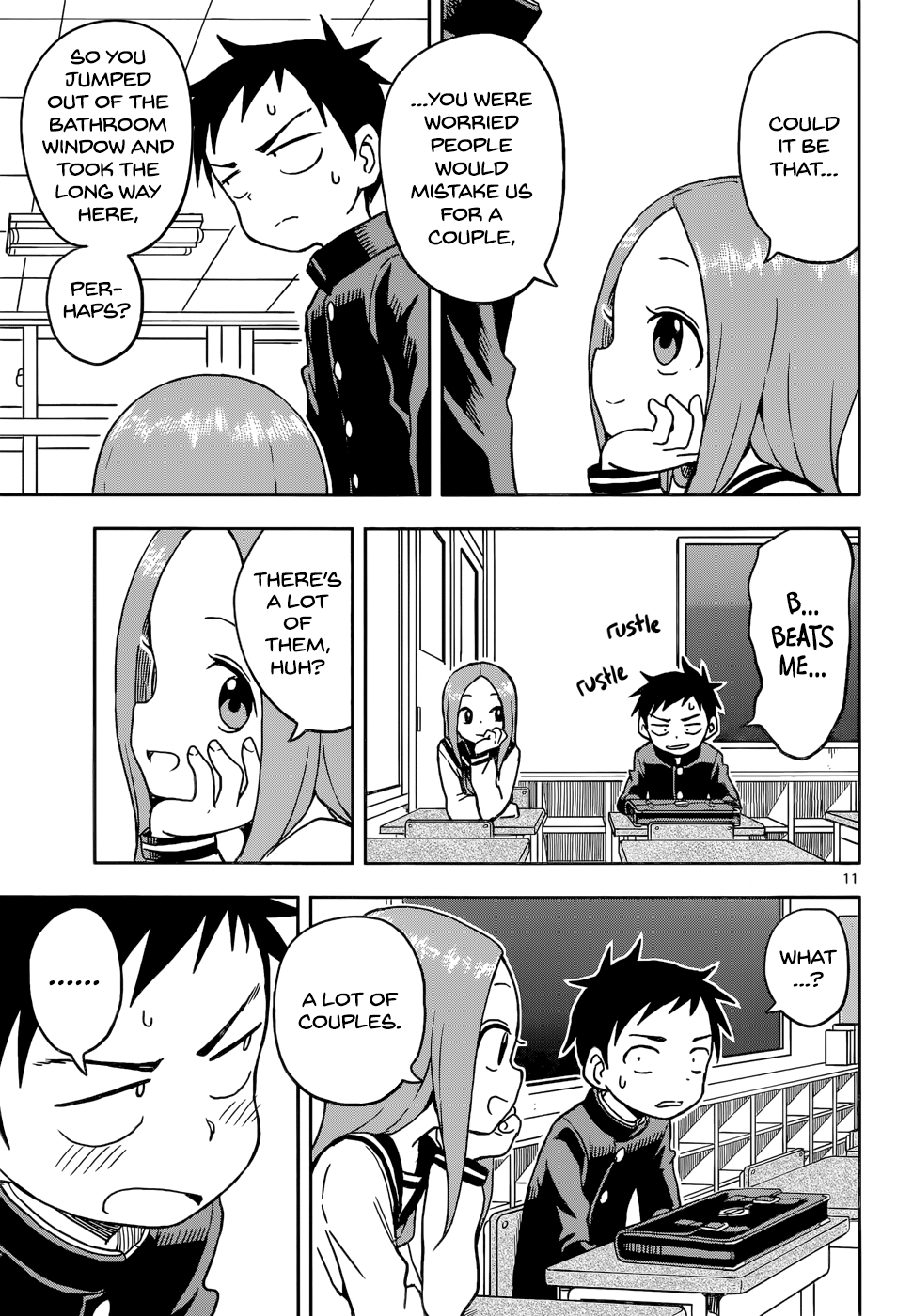 Karakai Jouzu No Takagi-San chapter 101 - page 11