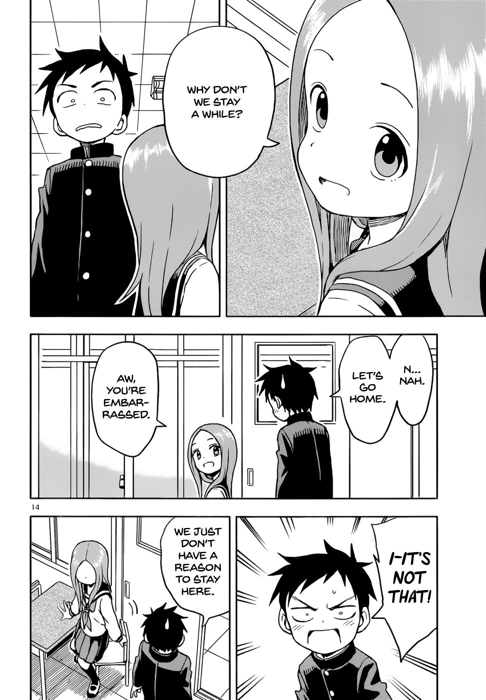 Karakai Jouzu No Takagi-San chapter 101 - page 14
