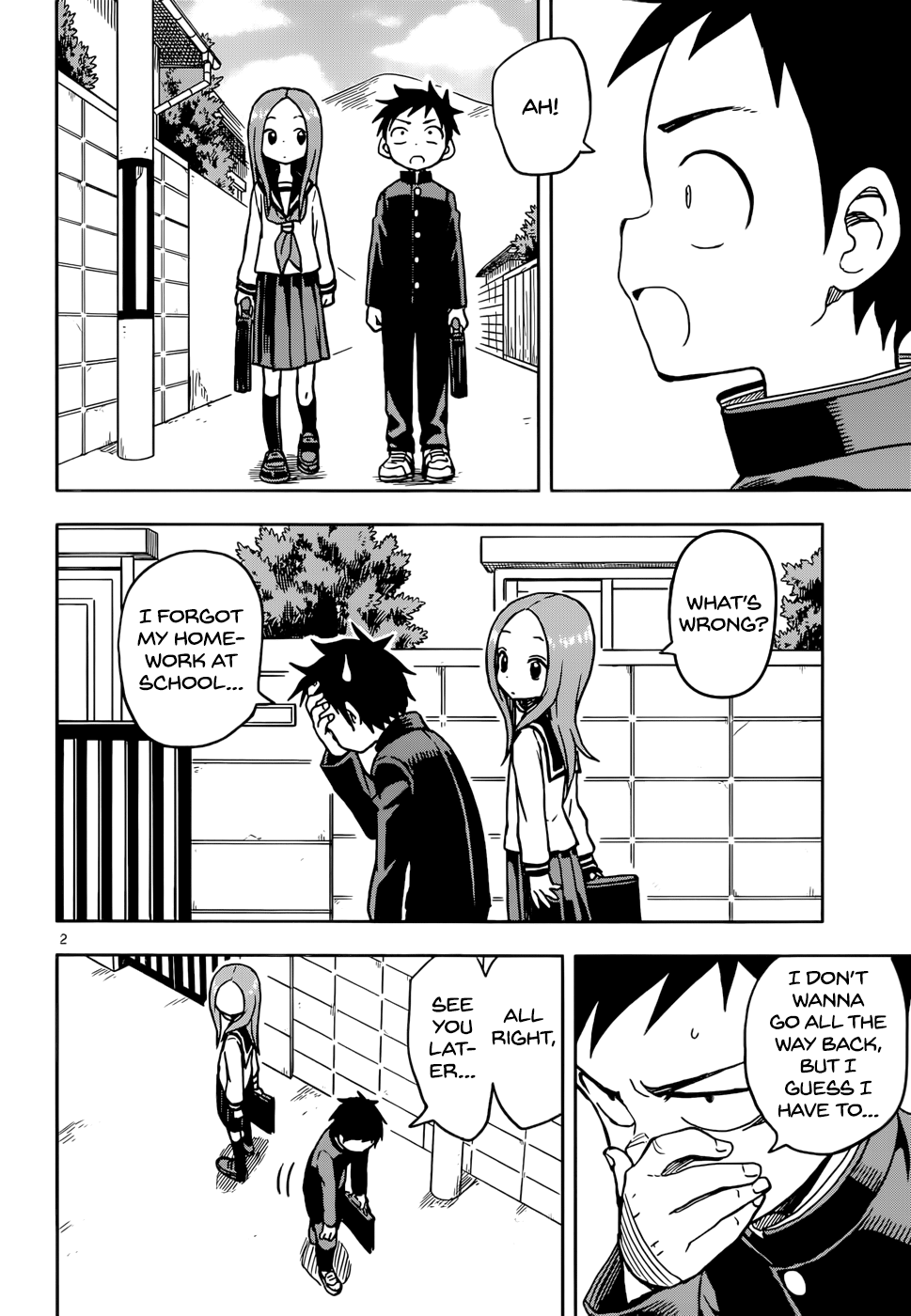 Karakai Jouzu No Takagi-San chapter 101 - page 2