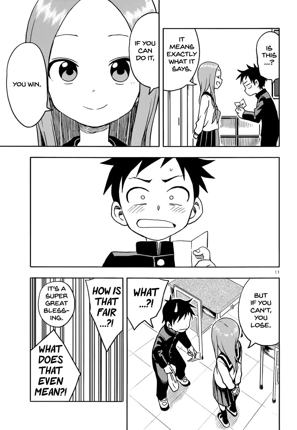 Karakai Jouzu No Takagi-San chapter 102 - page 11