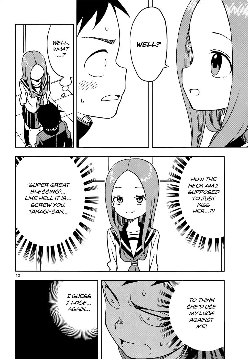 Karakai Jouzu No Takagi-San chapter 102 - page 12