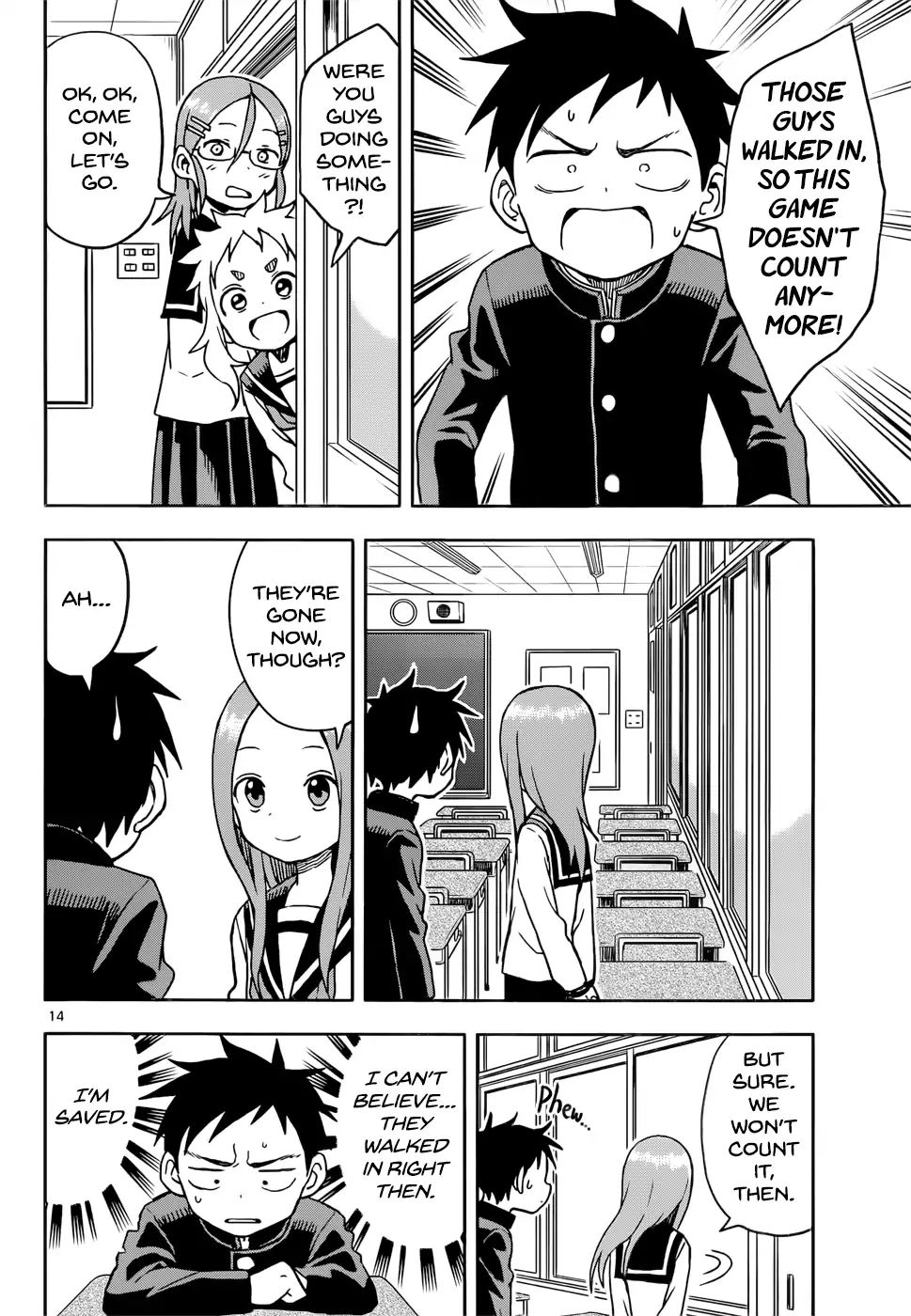 Karakai Jouzu No Takagi-San chapter 102 - page 14