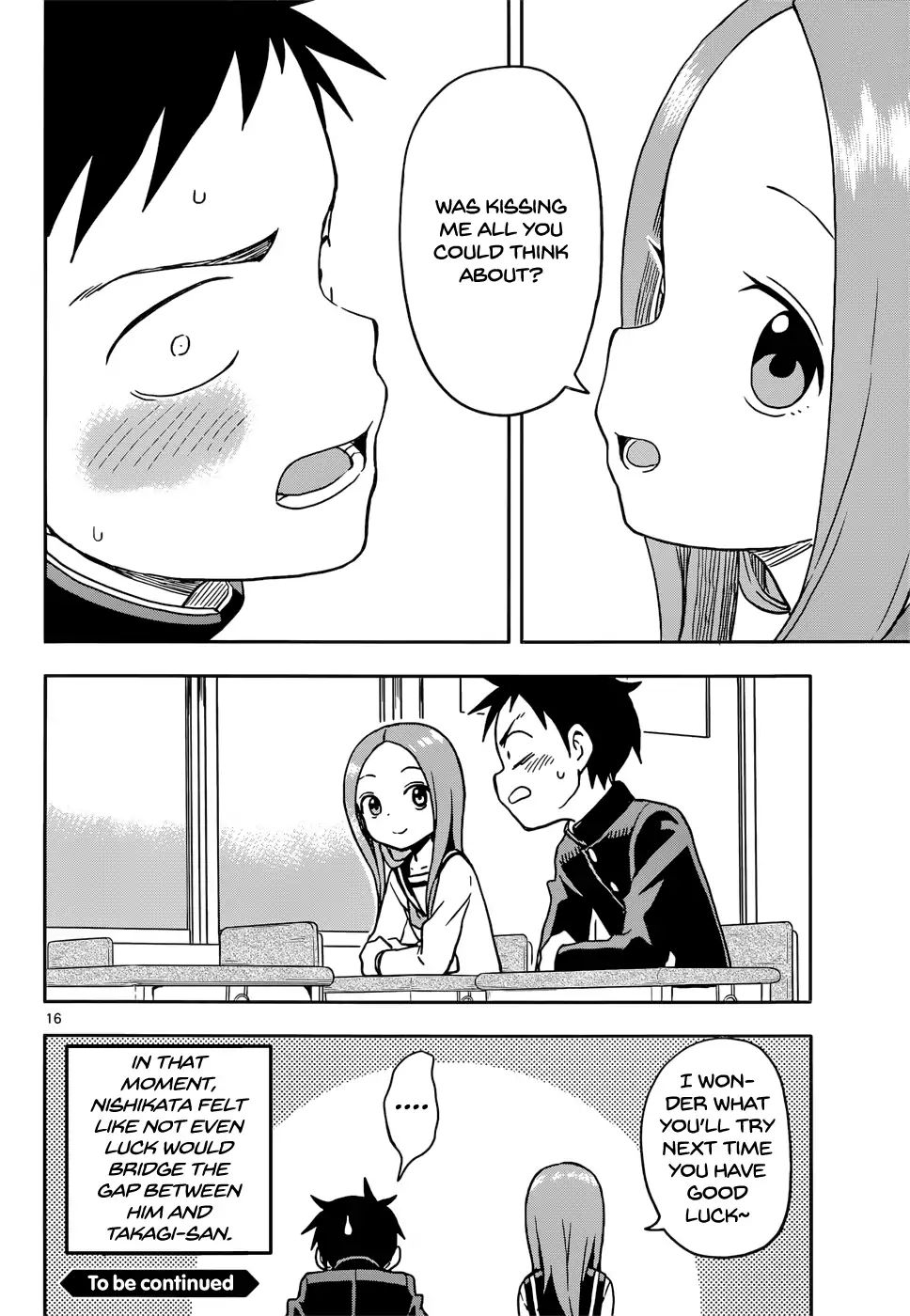 Karakai Jouzu No Takagi-San chapter 102 - page 16