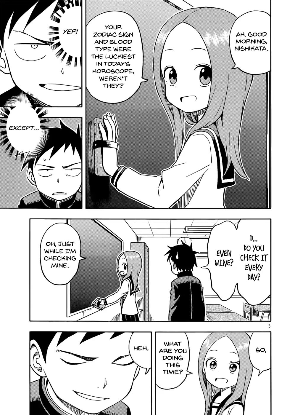 Karakai Jouzu No Takagi-San chapter 102 - page 3