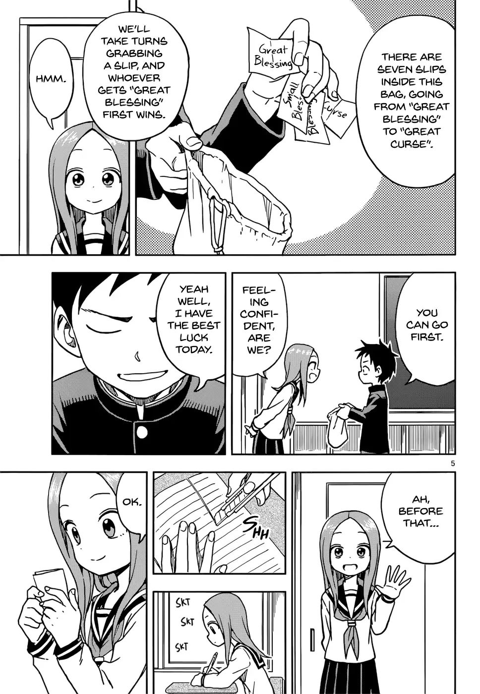 Karakai Jouzu No Takagi-San chapter 102 - page 5