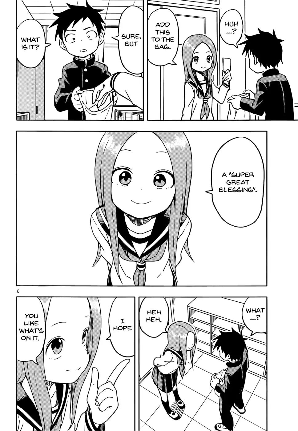 Karakai Jouzu No Takagi-San chapter 102 - page 6