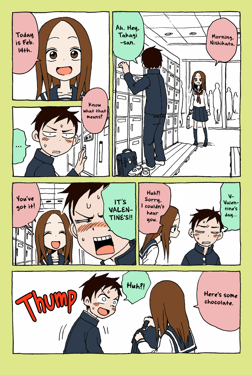 Karakai Jouzu No Takagi-San chapter 71.9 - page 1