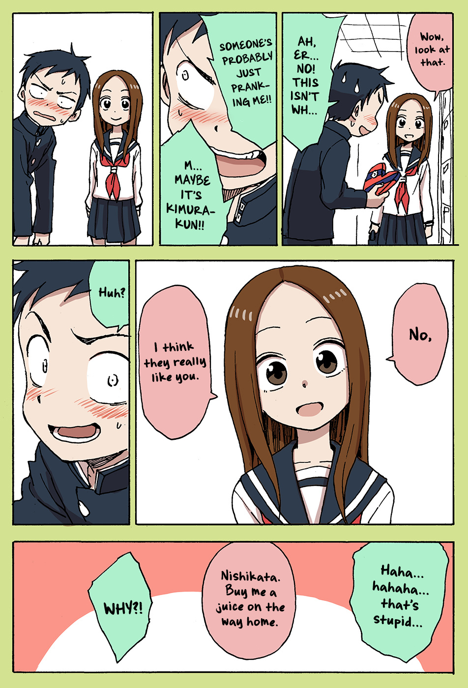 Karakai Jouzu No Takagi-San chapter 71.9 - page 4