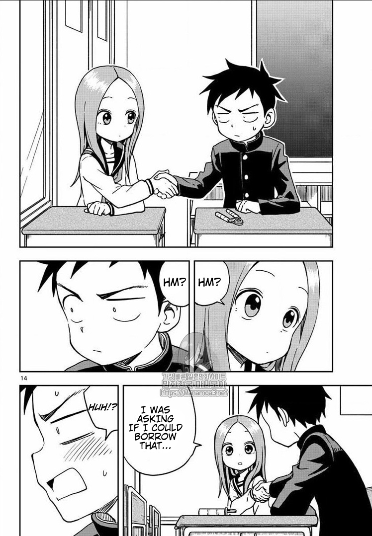 Karakai Jouzu No Takagi-San chapter 103 - page 14