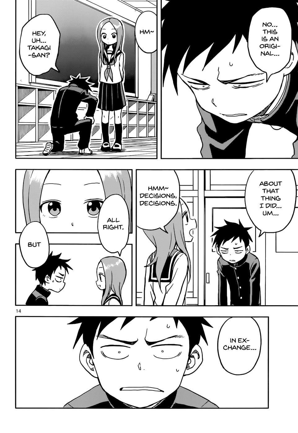 Karakai Jouzu No Takagi-San chapter 104 - page 14