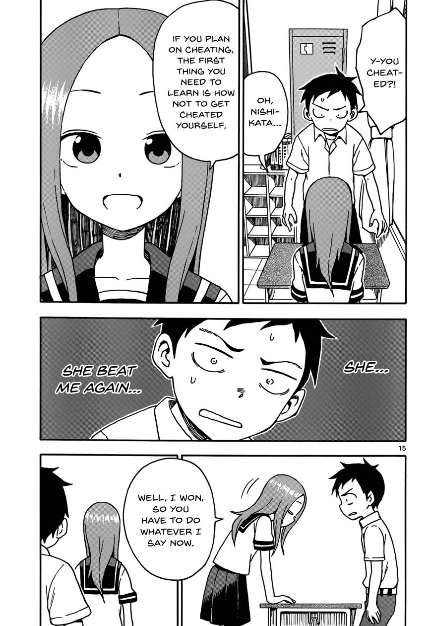 Karakai Jouzu No Takagi-San chapter 33 - page 15