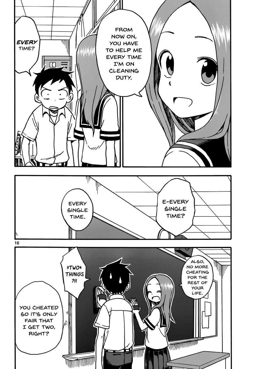 Karakai Jouzu No Takagi-San chapter 33 - page 16